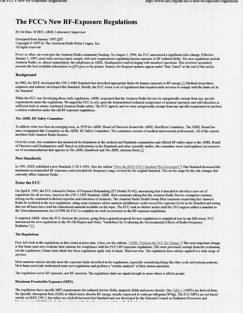 07. The FCC's New RF-Exposure Regulations